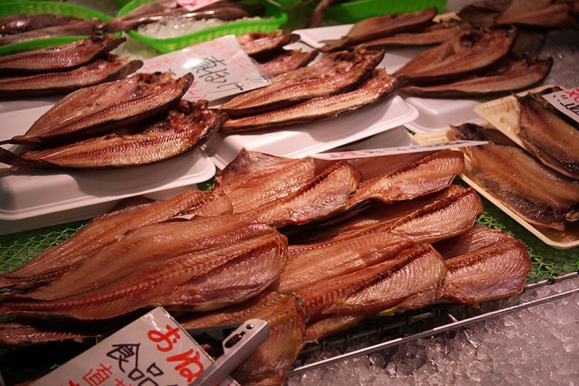 ホッケの陳列